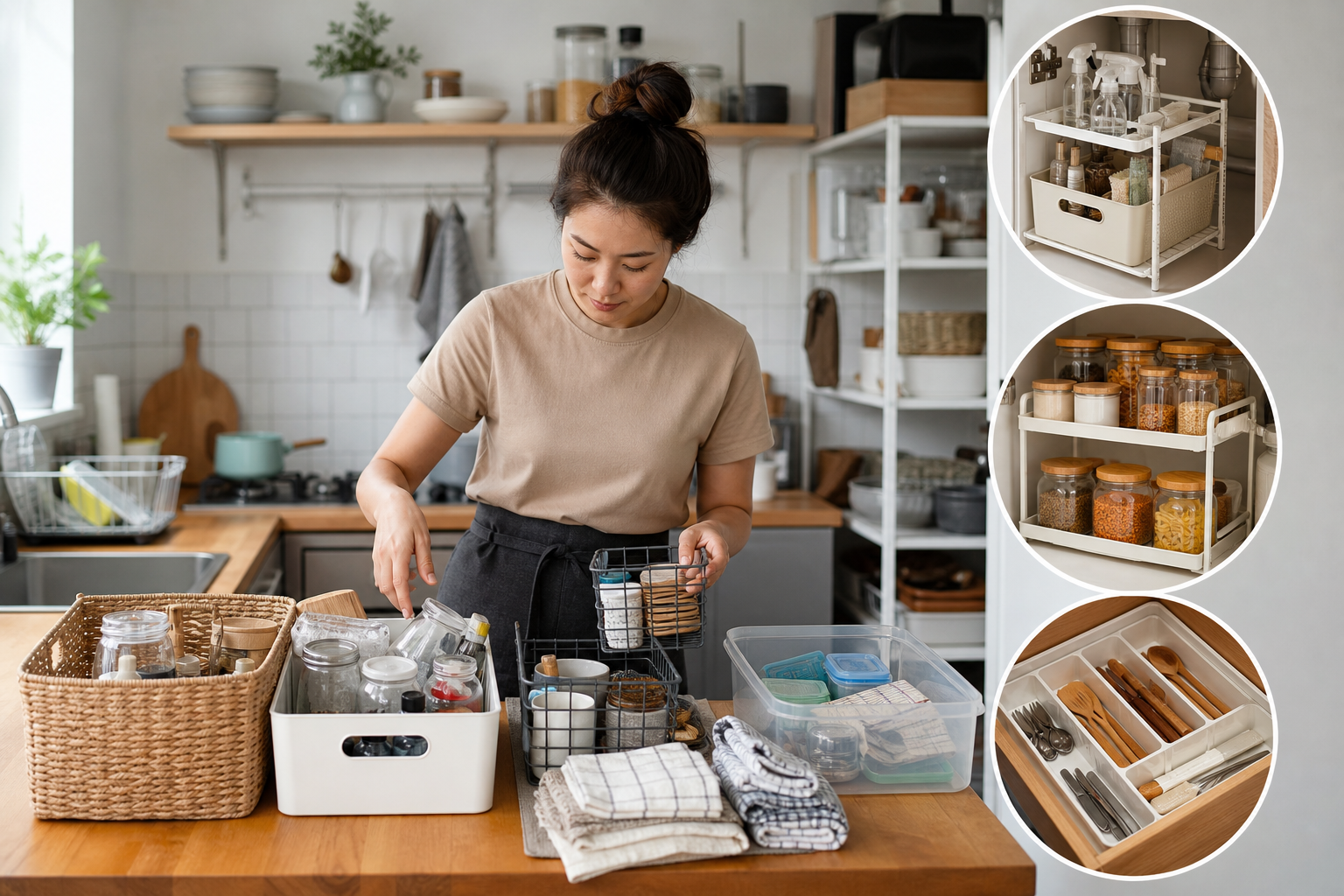 Start With a Quick Kitchen Storage Reset — small kitchen storage ideas on a budget